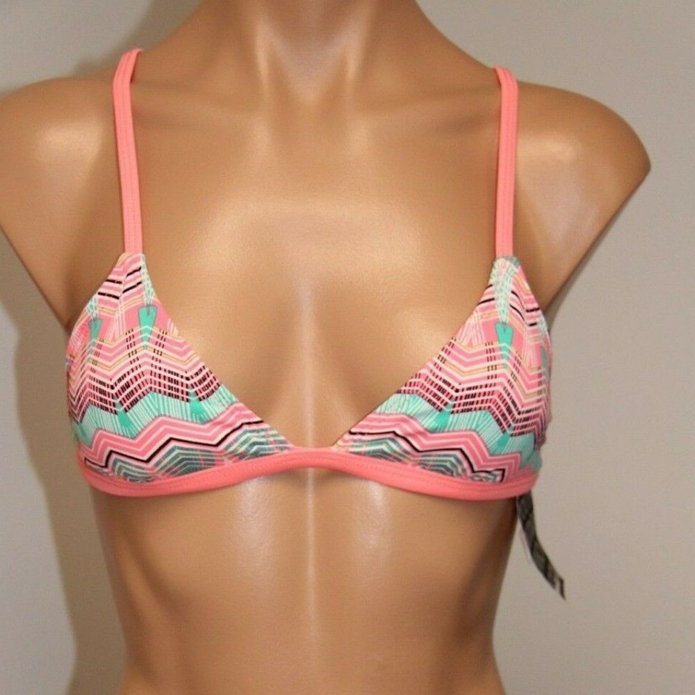 NWT Hurley Swimsuit Bikini Top Bra Size M PNK
